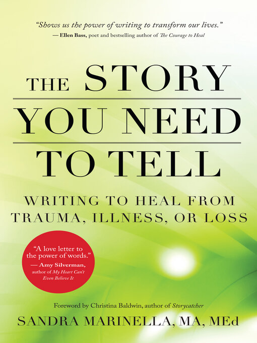 Title details for The Story You Need to Tell by Sandra Marinella - Wait list